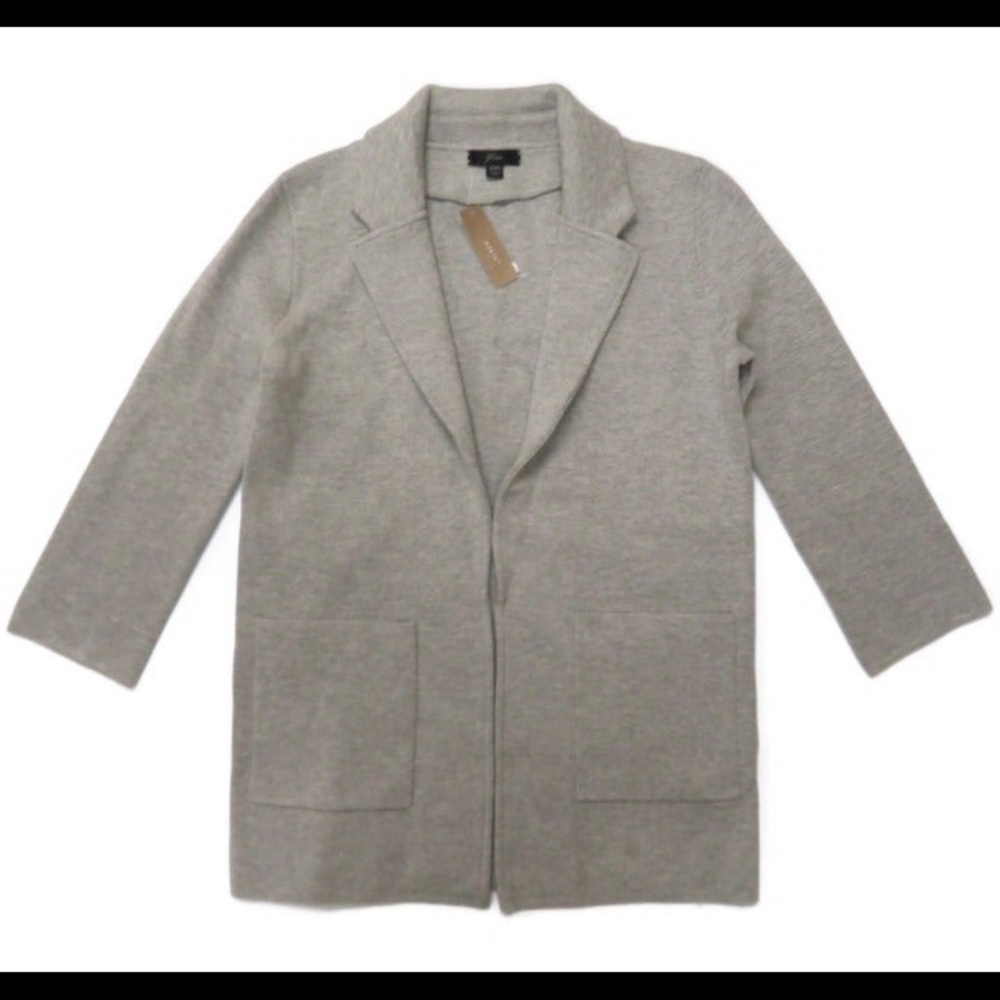 Jcrew grey sweater blazer. Worn 2x